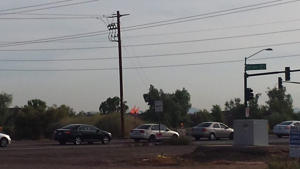 Traffic photo in Laveen Village