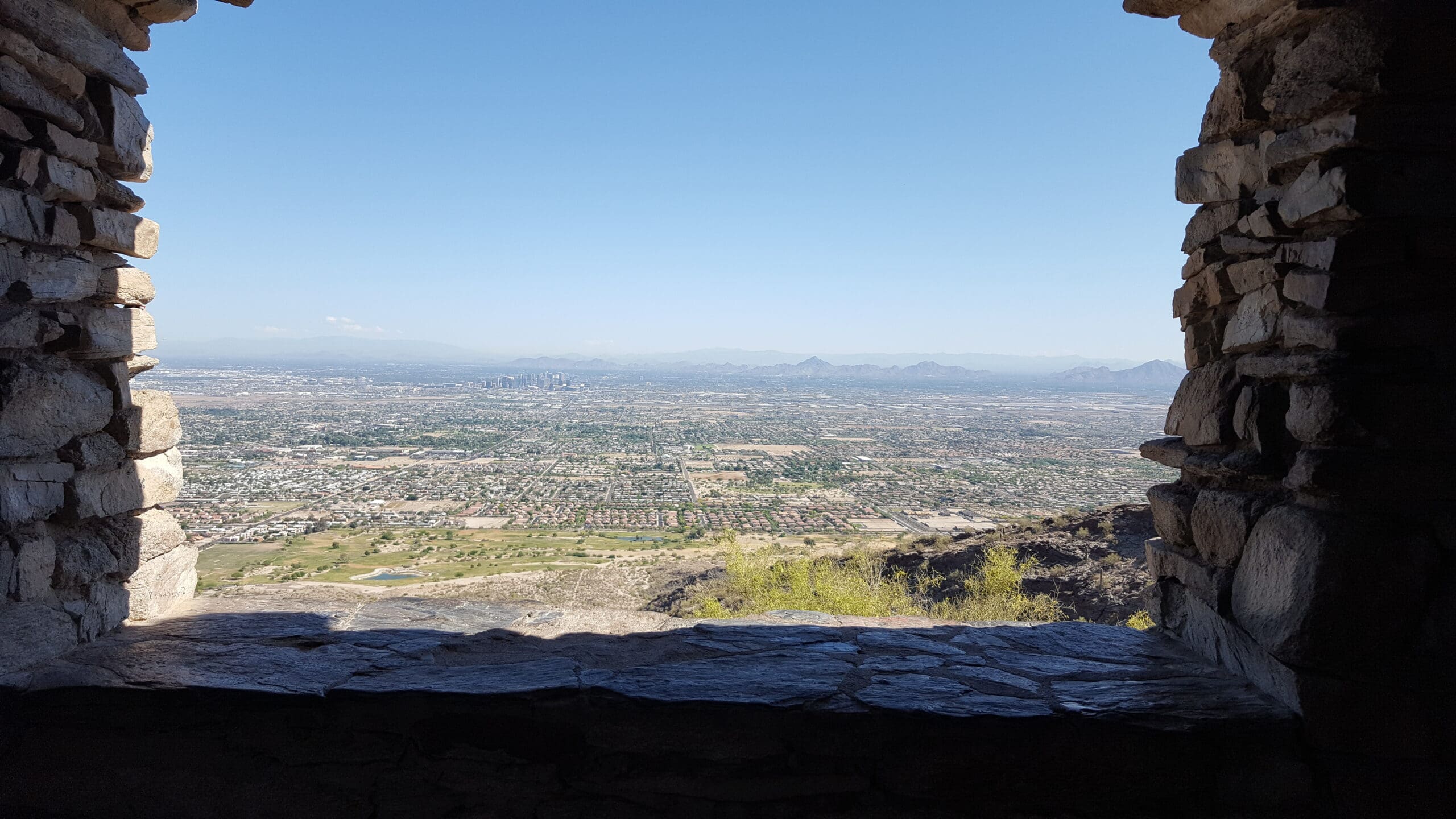 Dobbins Lookout, one of the highest points in South Mountain Park, is a favorite for local Laveen residents as well as visitors. (Photo © AZ Media Maven, LLC)