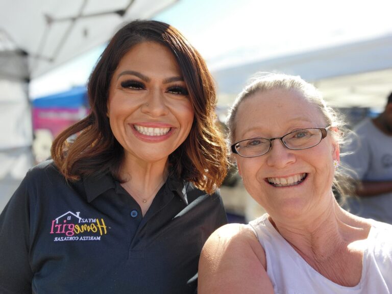Maritza Cortazar, My AZ Home Girl Realtor and Rose Tring, AZ Media Maven at the Laveen BBQ 2025 Maritza Cortazar, My AZ Home Girl Realtor and Rose Tring, AZ Media Maven at the Laveen BBQ 2025