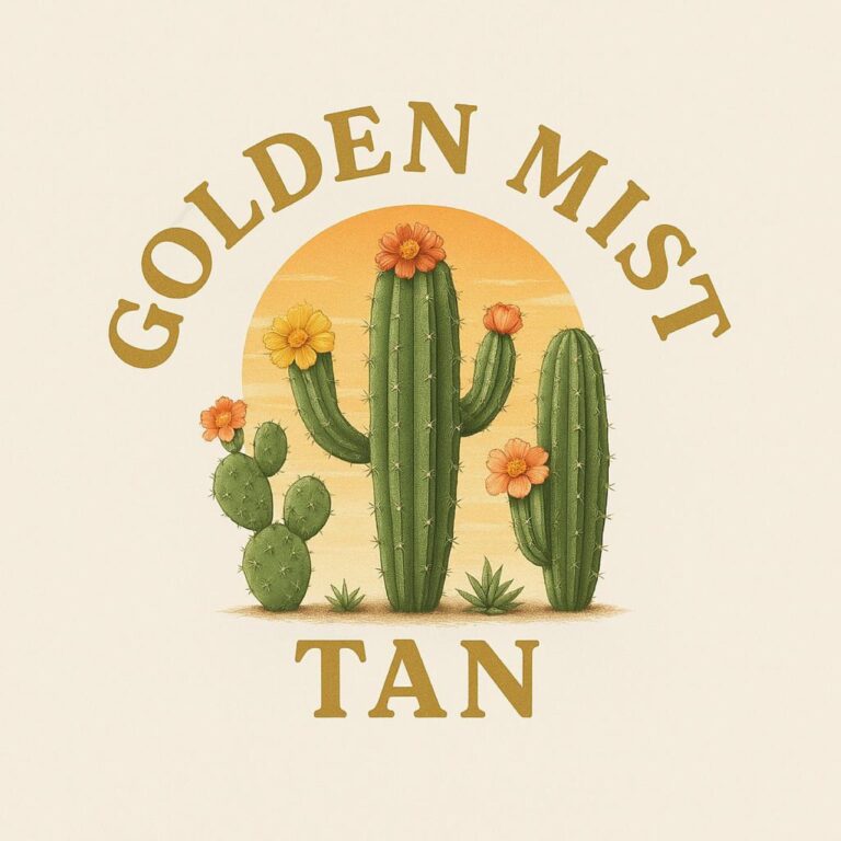Golden Mist Tan logo Find it in Laveen 768x768